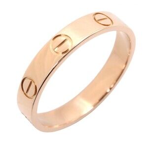 Cartier Mini Love Ring 18Kpg Pink Rose #295824C13B